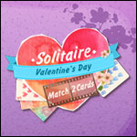 Solitaire Match 2 Cards Valentine's Day
