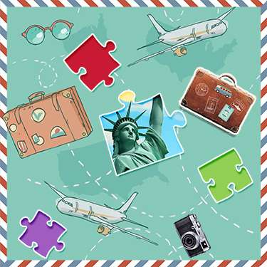 Puzzle Games - 1001 Jigsaw World Tour - American Puzzles