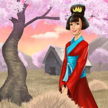 Match 3 Games - Queen's Garden Sakura Season