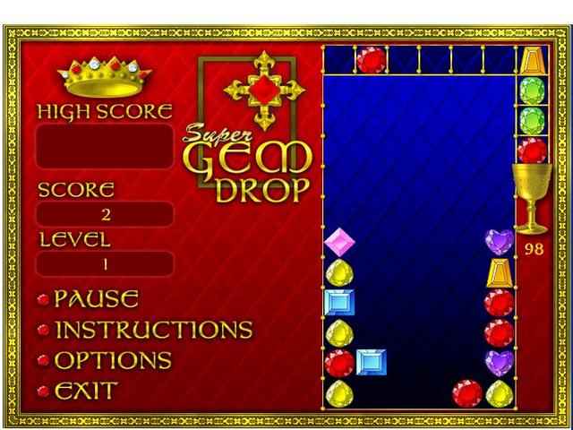 Free jewel drop games