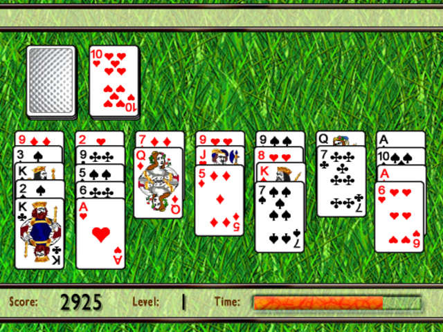 free solitaire golf game