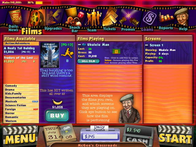 Cinema Tycoon 2 Download Free