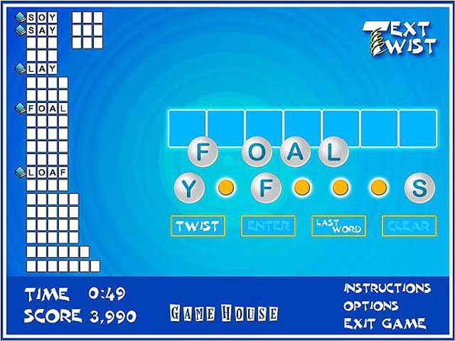 Play Free Online Text Twist No Download