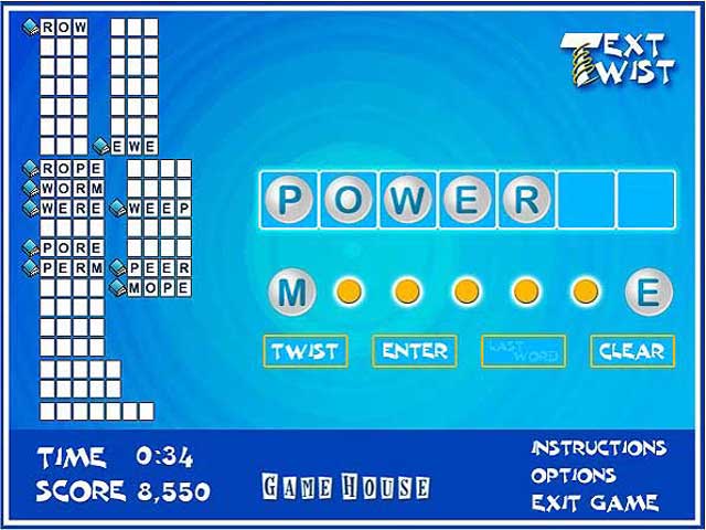 text twist 2 at agames com