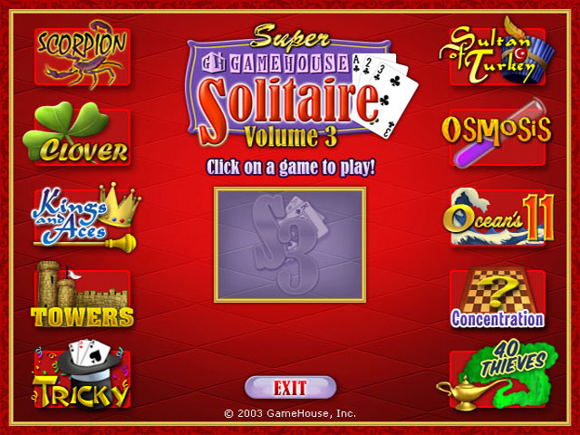 Super Gamehouse Solitaire Vol 3