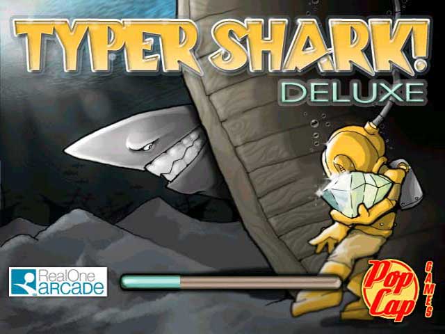 Typing shark deluxe