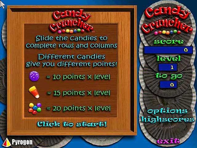Play free Candy Cruncher Online games. Crunch Candies! Fun 