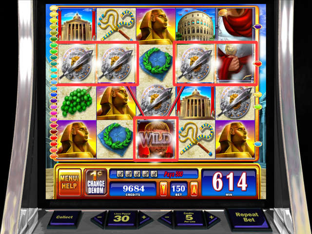 rome egypt slot machine free