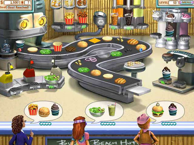 burger shop game house