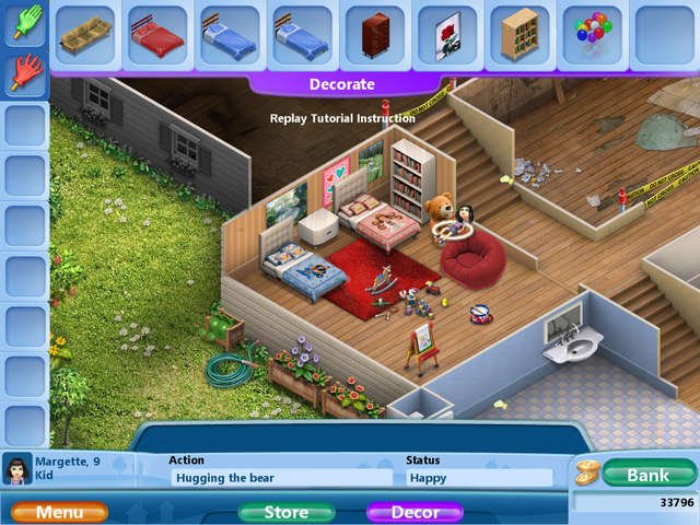 virtual families 2 rooms ideas