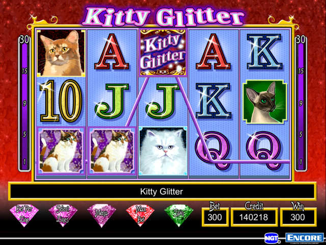 Casino Kitty Glitter