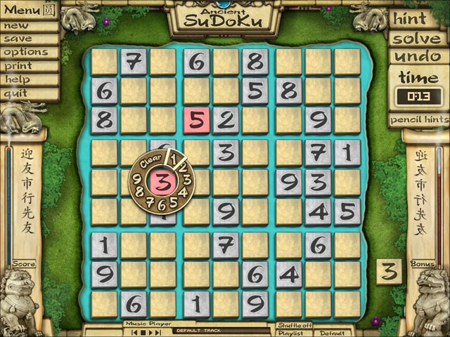Play Ancient SuDoKu
