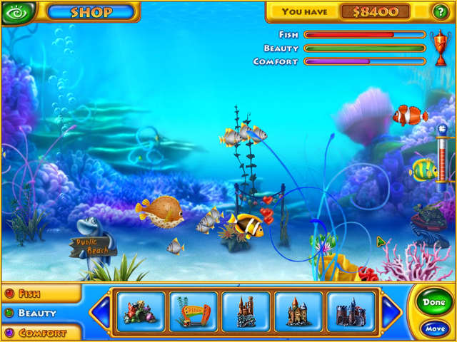 fishdom got all 3 stars new aquarium wont unlock