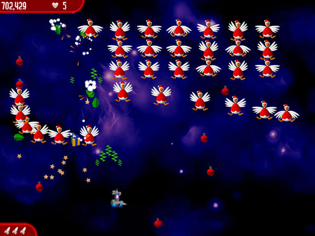 Chicken Invaders Christmas Free Online