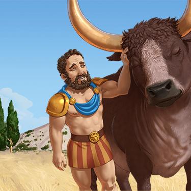 Resource Management Games - 12 Labours of Hercules II - The Cretan Bull