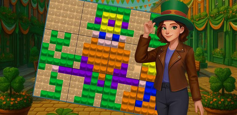 GameHouse Exclusive Games - Adventure Mosaics - St. Patrick's Day