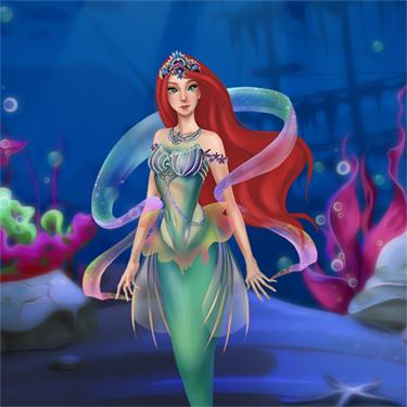 Match 3 Games - Allura - Curse of the Mermaid