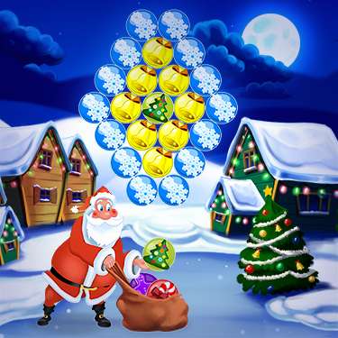 Action Games - Bubble Shooter Adventures - Christmas Edition
