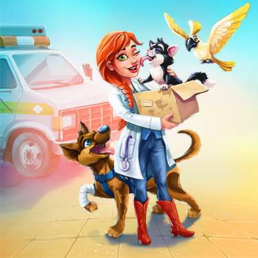 Time Management Games - Dr. Cares - Pet Rescue 911 Platinum Edition