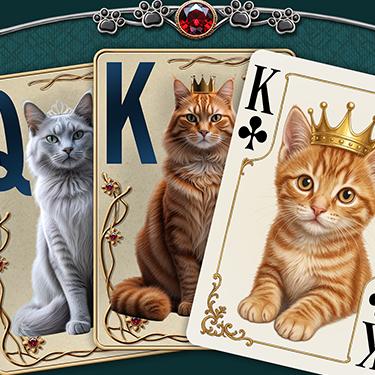 Jewel Match Solitaire Cats and Cards Collector's Edition