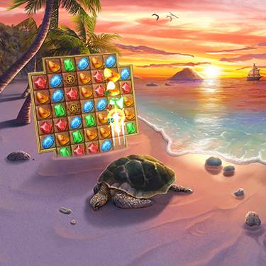Match 3 Games - Jewel Quest - Seven Seas Platinum Edition