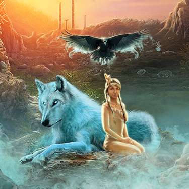 Hidden Object Games - Myths of the World - Spirit Wolf Platinum Edition