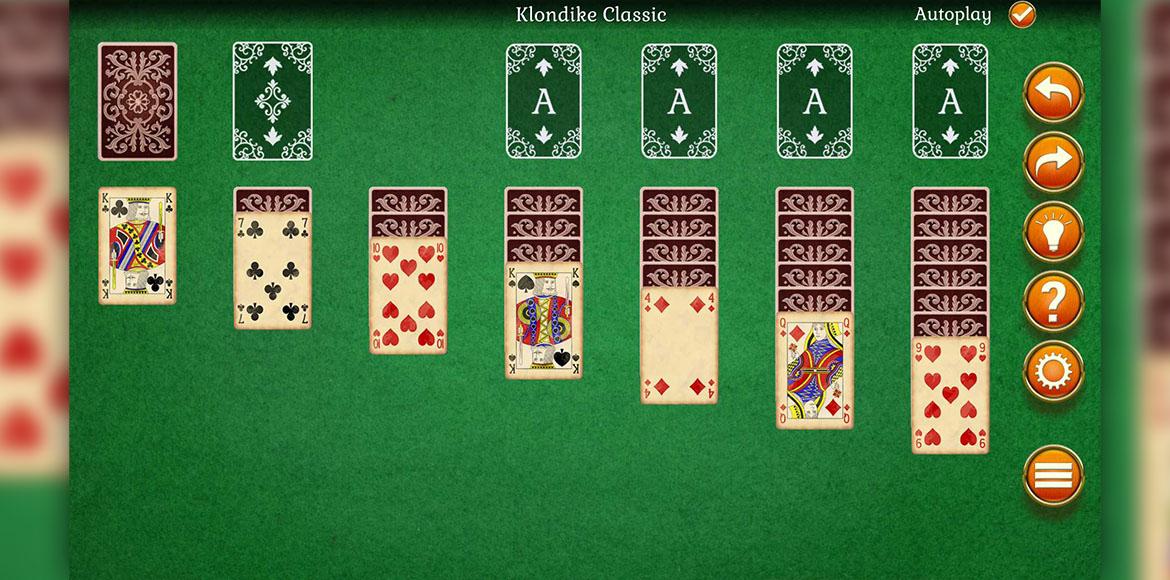 Klondike solitaire by Karlslund Games