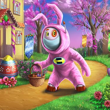 Puzzle Games - Rainbow Mosaics - Easter Helper