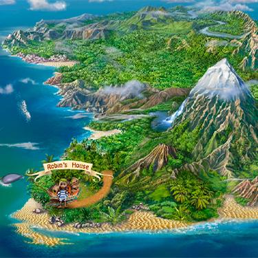 Match 3 Games - Robin's Island Adventure