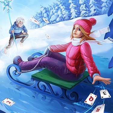 Card Games - Solitaire Jack Frost Winter Adventures
