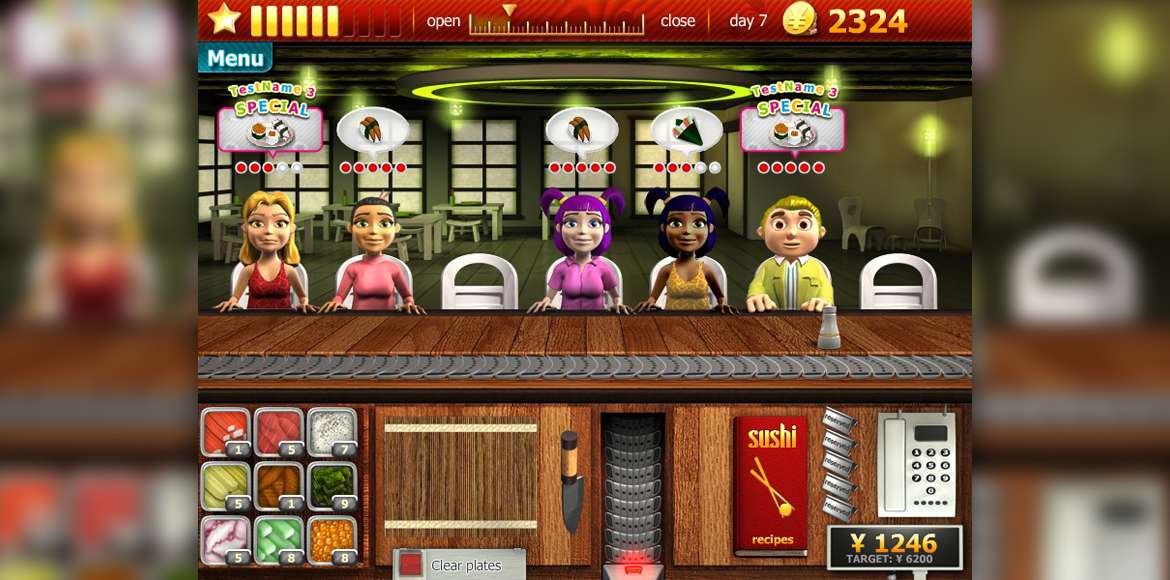 Youda Sushi Chef - Jogue Online em SilverGames 🕹