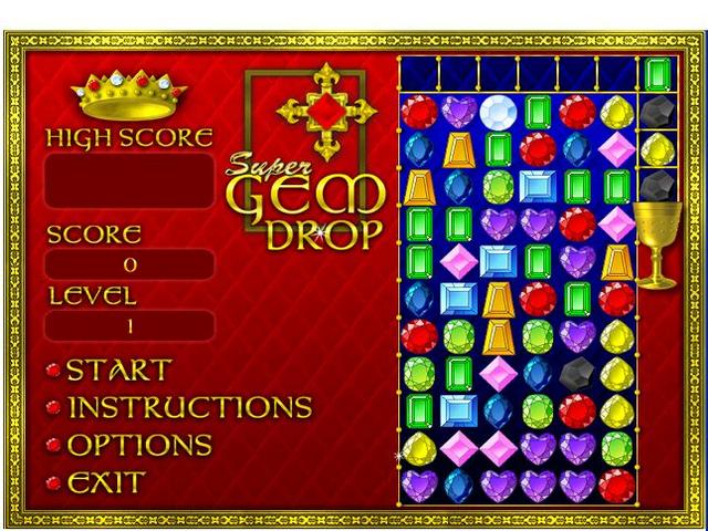 Gem Drop Game