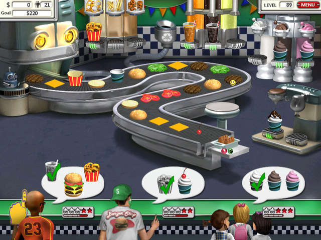 free online games burger shop 2