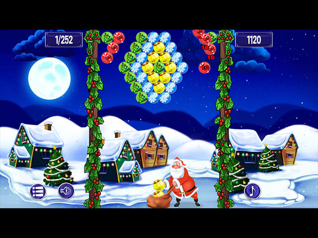 christmas bubble shooter