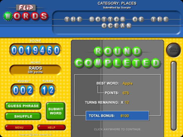 flip words online game