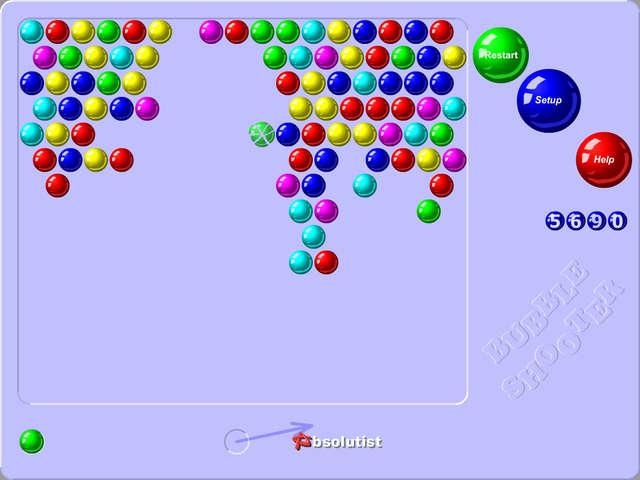 free online bubble shooter game