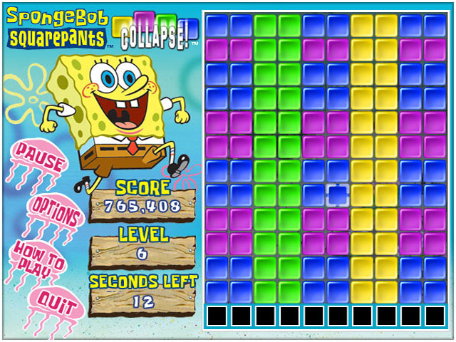 spongebob collapse games online play carnival games